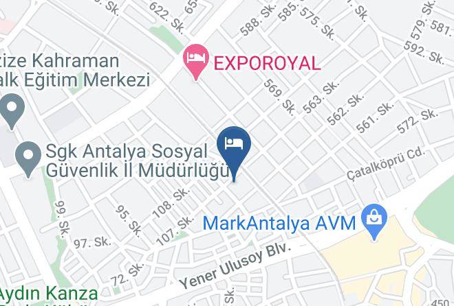 Muratpasa - Aziz Konaklama Maps