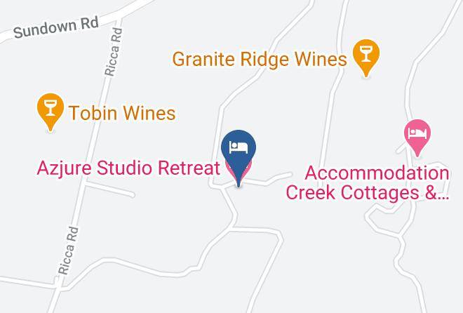 Southern Downs - Azjure Studio Retreat Maps