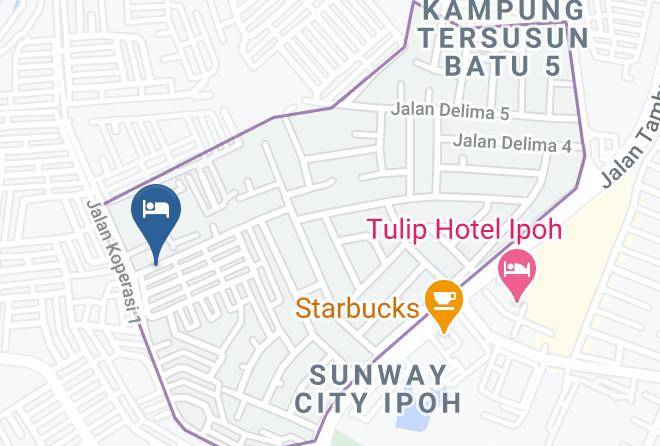 Kinta District - Anak Azman Homestay 2 Maps