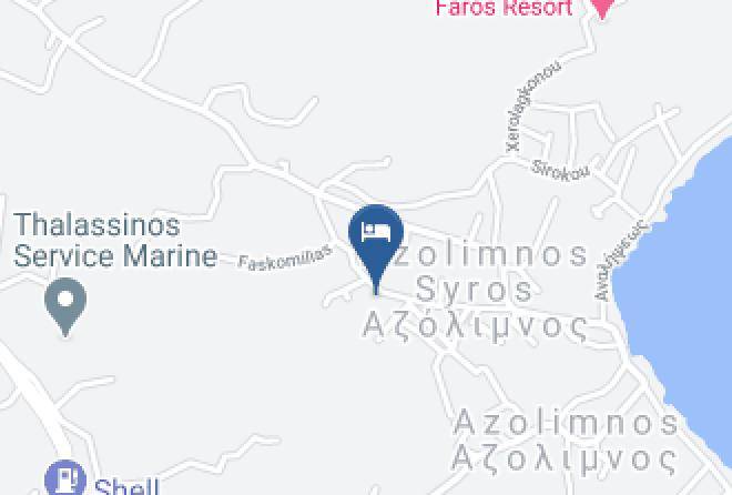 Syros - Azolimnos Bay Maps