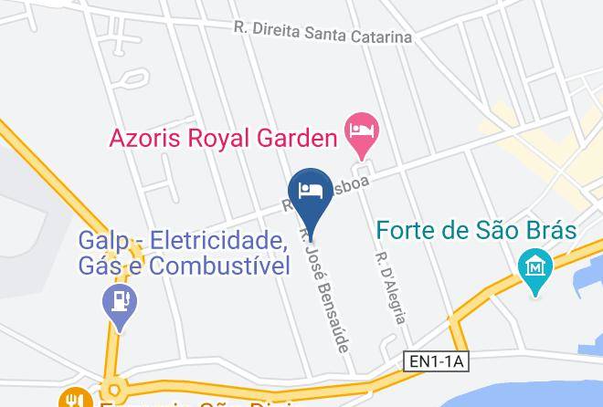 Ponta Delgada - Azorean Urban Lodge Maps