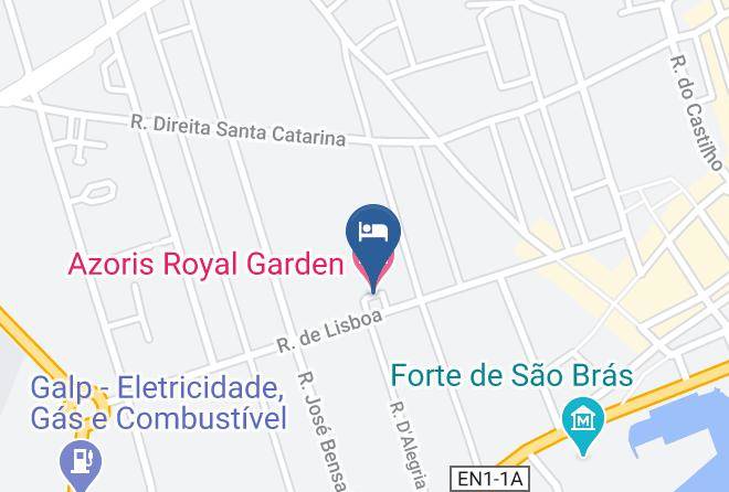 Ponta Delgada - Azoris Royal Garden Maps