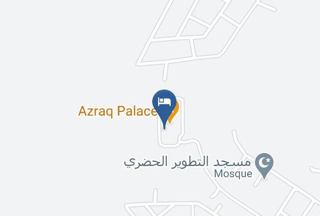 Al Zarqa Qasabah - Azraq Desert Hotel Maps