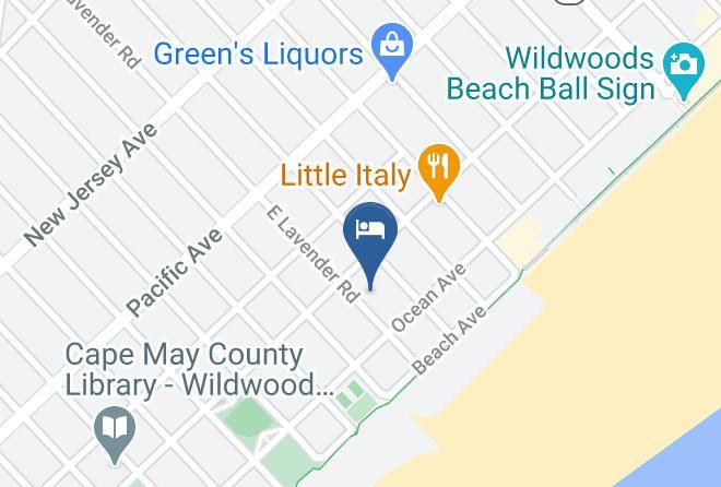 Cape May - Aztec Motel Maps