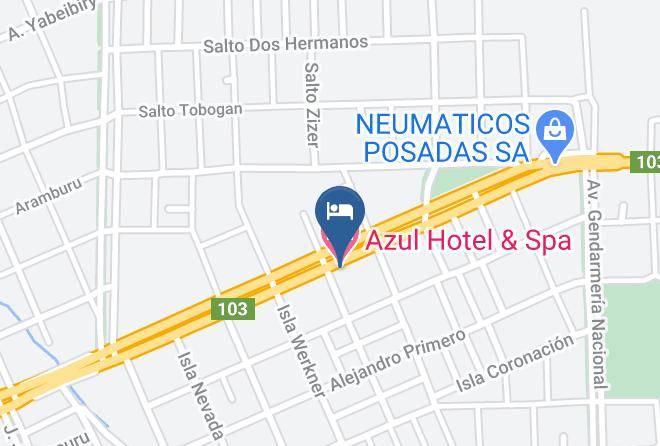 Obera - Azul Hotel & Spa Maps