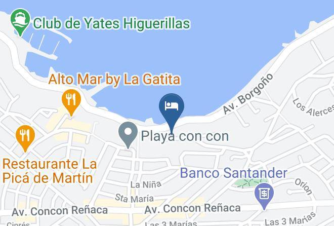 Valparaiso Province - Hotel Azul Pacifico Maps