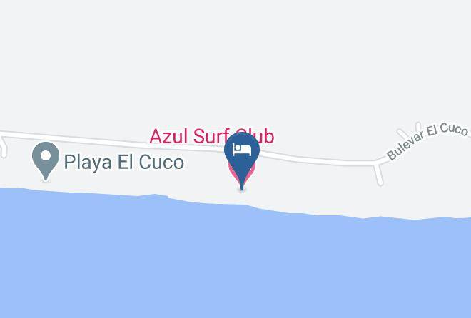 Azul Surf Club Map