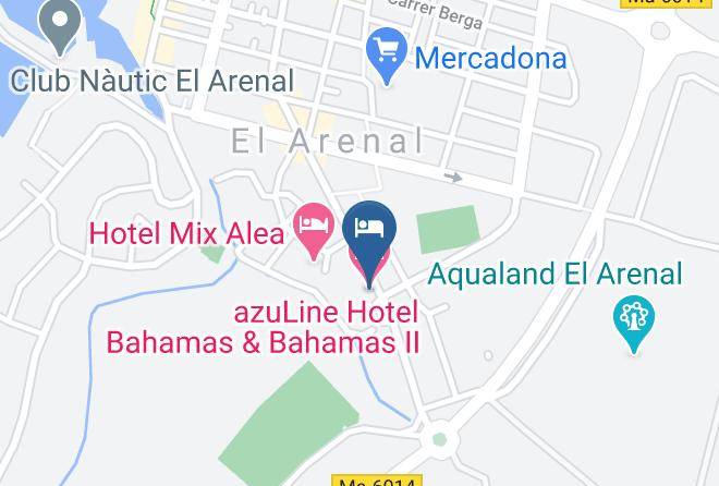 Baleares - Azuline Hotel Bahamas & Bahamas Ii Maps