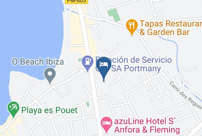 Baleares - Azuline Hotel Galfi Maps