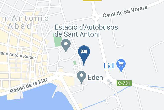 Baleares - Azuline Hotel Pacific Maps