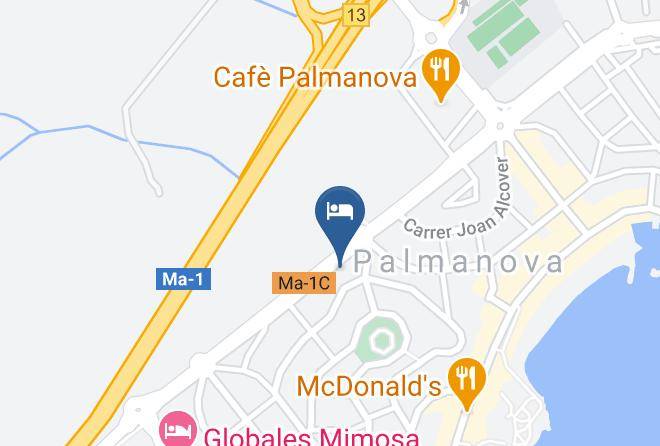 Baleares - Azuline Hotel Palmanova Garden Maps