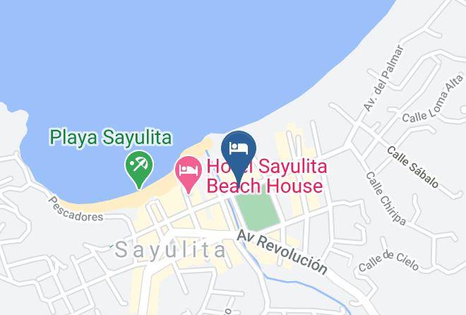 Bahia De Banderas - Azulpitaya Sayulita Beach Hotel & Resort Maps