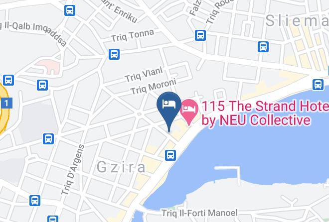 Gzira - Azur Hotel By St Hotels Maps