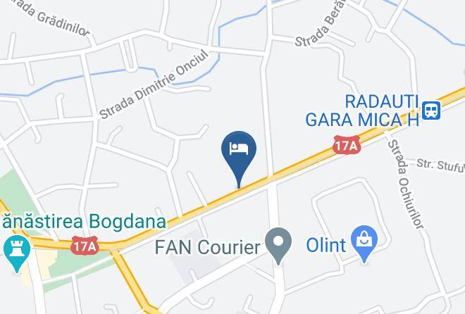 Radauti - Azur Hotel Maps