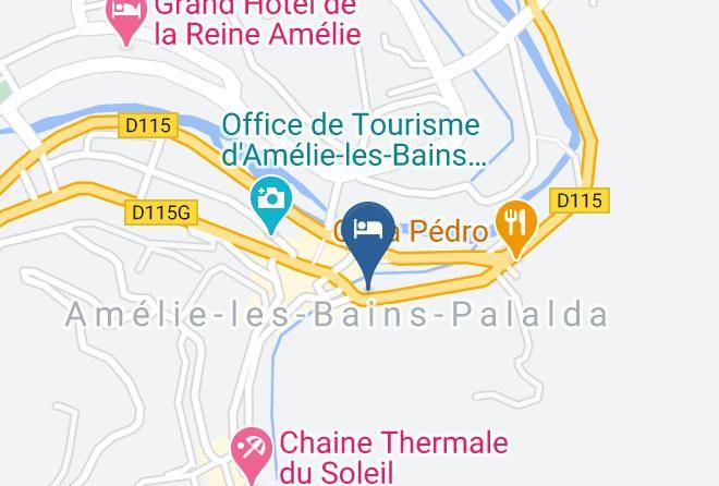 Pyrenees Orientales - Azur Les Bains Maps
