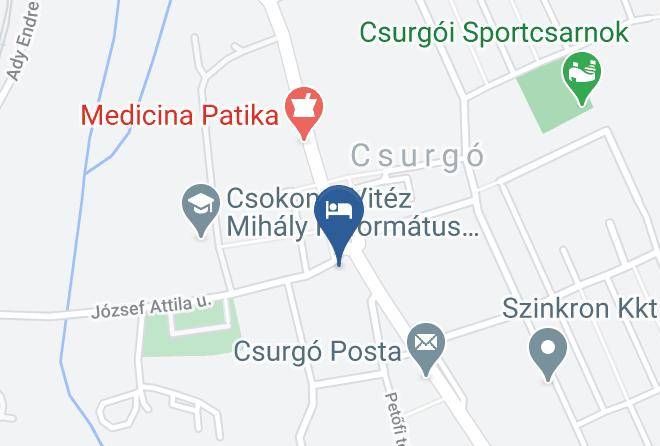 Csurgo - Azur Vendeglo Es Panzio Maps