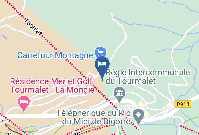Hautes Pyrenees - Azureva La Mongie Maps