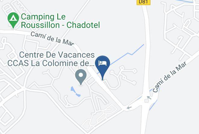 Pyrenees Orientales - Azureva Saint Cyprien Residence De Vacances Maps