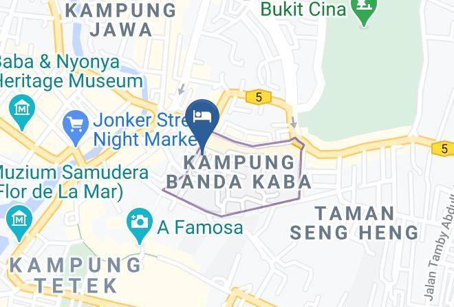 Azzahrah Rizq Hotel Map