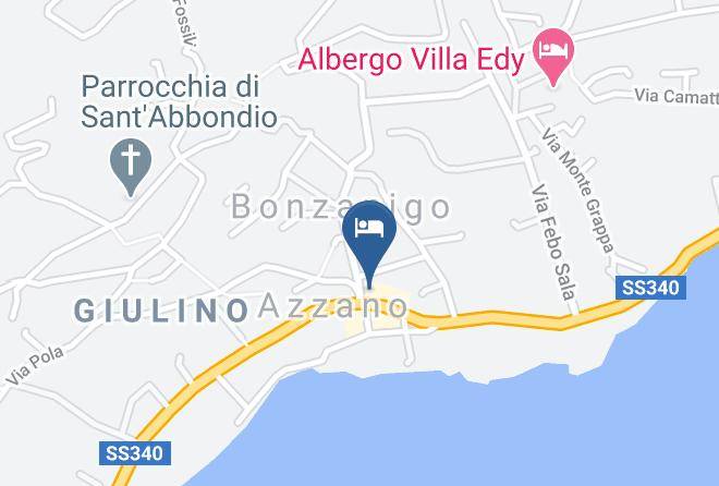 Albergo Azzano Holidays Map