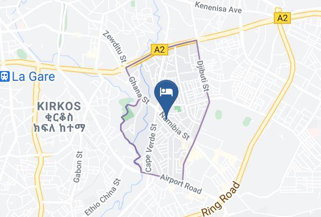 Addis Ababa - Azzeman Hotel Maps