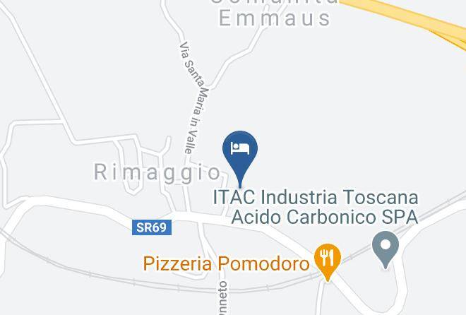 Arezzo - Azzurre Bed And Breakfast B&b Maps