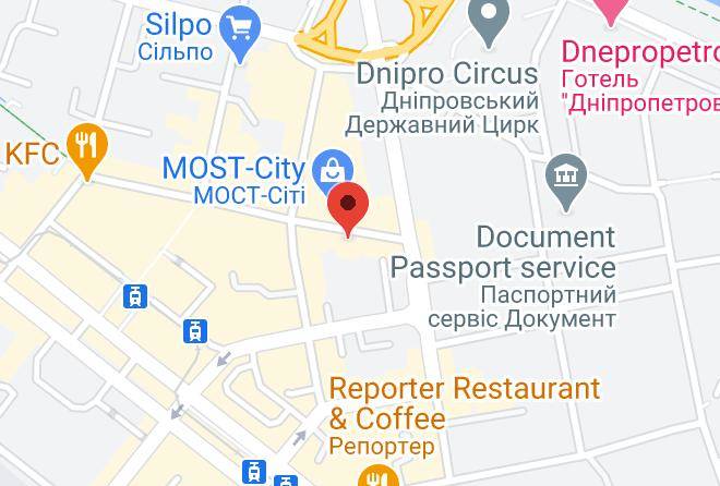 Dnipro - Azzurro Del Mare Maps