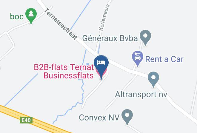 Flemish Brabant - B2b Flats Ternat Businessflats Maps