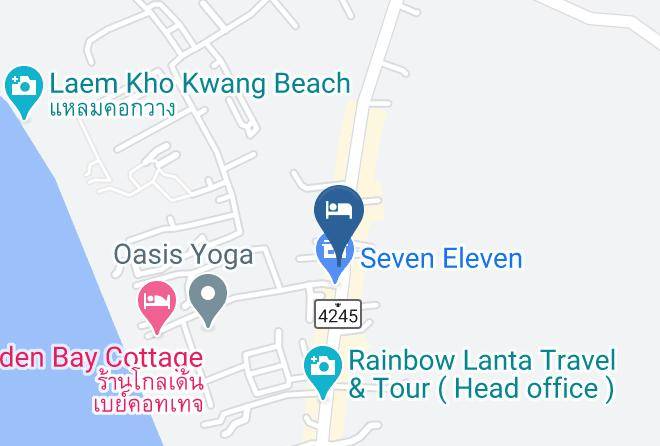 Amphoe Ko Lanta - Baahra Bungalows Maps