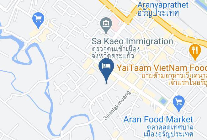 Amphoe Aranyaprathet - Baan Anong Hotel Maps