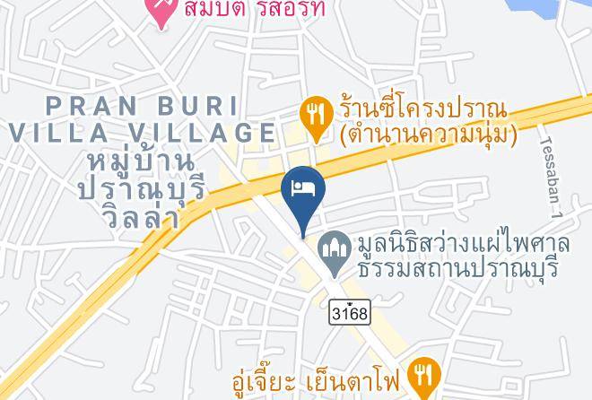 Amphoe Pran Buri - Baan Aom Boutique Pranburi Maps