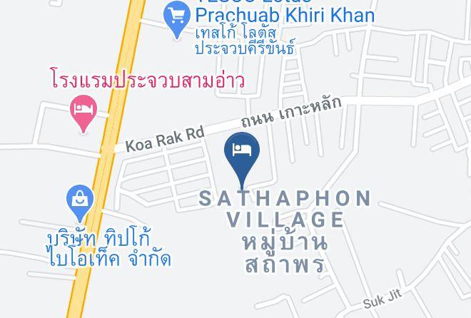 Amphoe Mueang Prachuap Khiri Khan - Baan Aomjai Maps