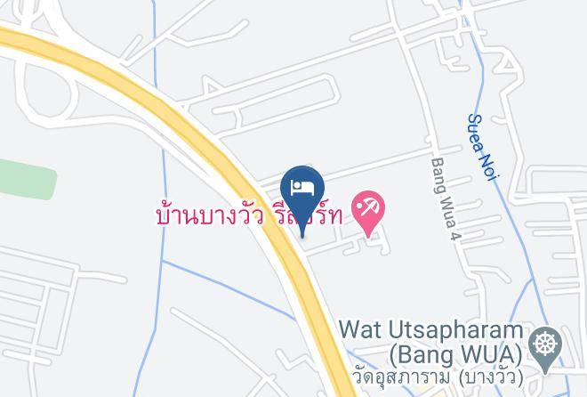 Amphoe Bang Pakong - Baan Bangwua Resort Maps