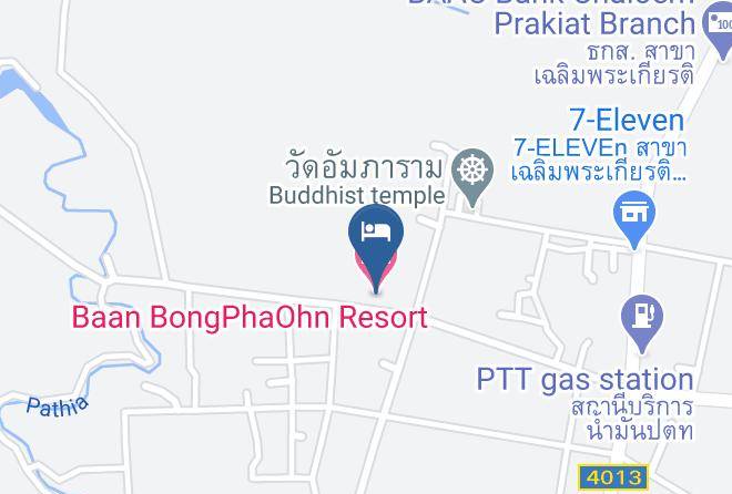 Amphoe Chaloem Phra Kiat - Baan Bongphaohn Resort Maps