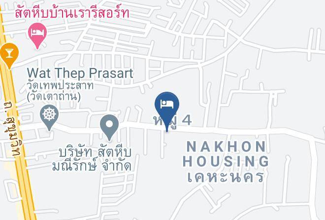 Amphoe Sattahip - Baan Bor Bai Mai Maps