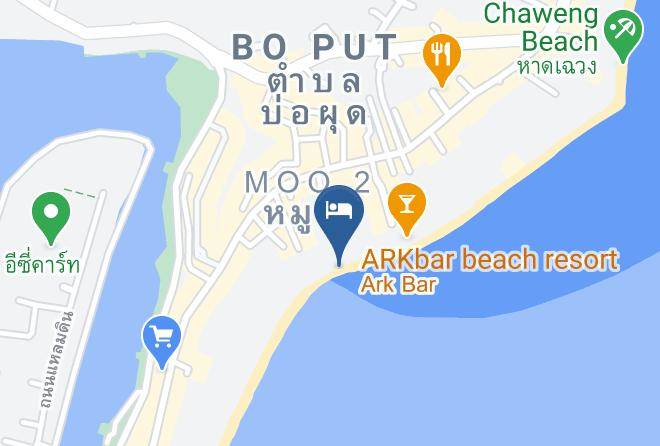 Amphoe Ko Samui - Baan Chaweng Beach Resort Maps