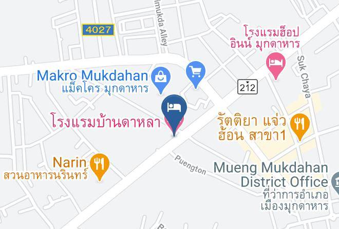 Amphoe Mueang Mukdahan - Baan Dahla Hotel Maps