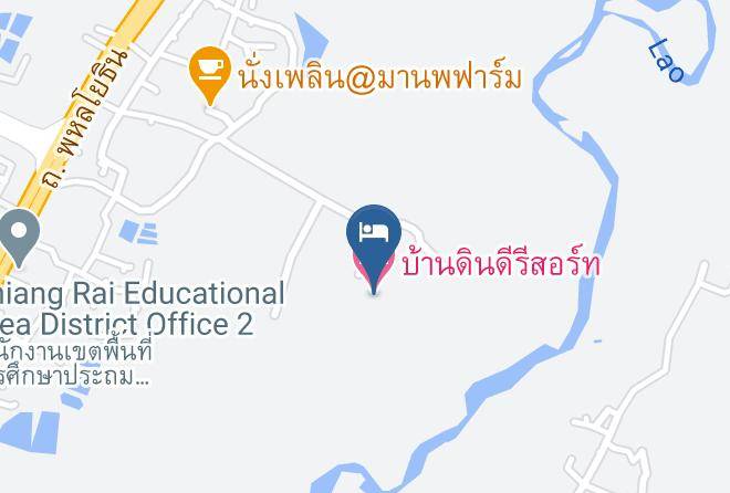 Amphoe Mae Lao - Baan Din Dee Resort Maps