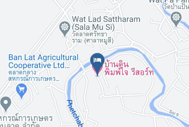Amphoe Ban Lat - Baan Din Pimjai Resort Maps