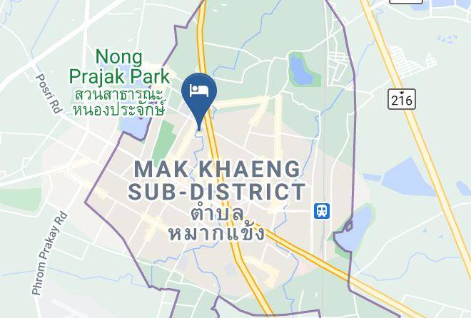 Mueang Udon Thani District - Baan Duangporn Hotel Maps