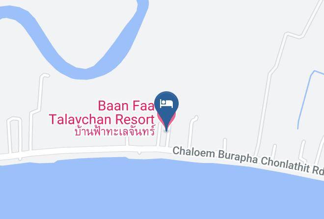 Amphoe Tha Mai - Baan Faa Talaychan Resort Maps