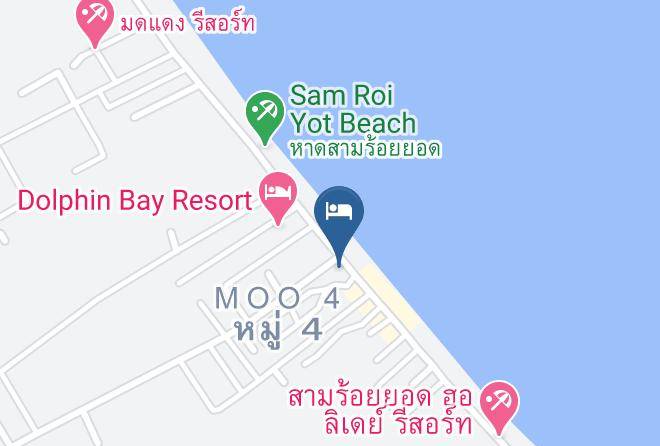 Amphoe Sam Roi Yot - Baan Golden Resort Maps