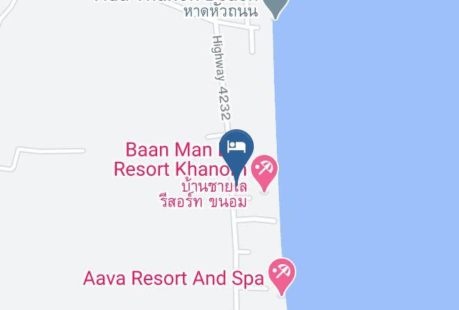 Amphoe Khanom - Baan Ing Fah Resort Maps