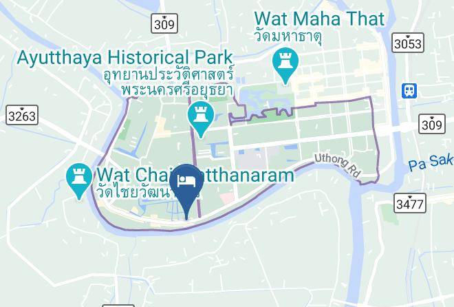 Amphoe Phra Nakhon Si Ayutthaya - Baan Keang Chol Maps