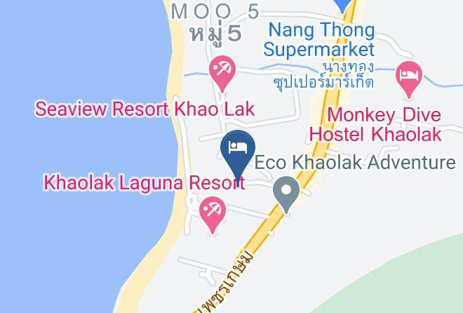 Amphoe Takua Pa - Baan Khaolak Beach Resort Maps