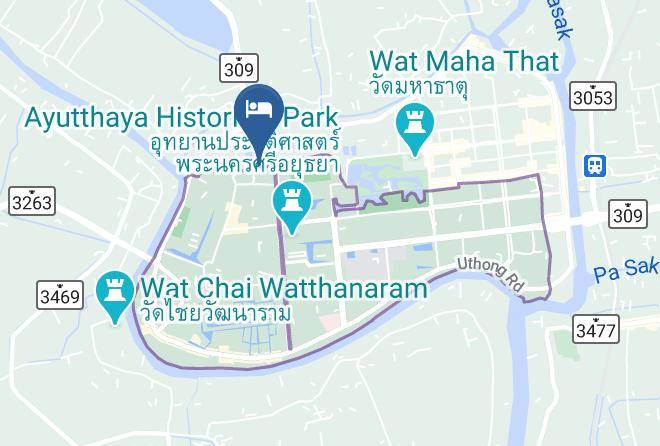 Amphoe Phra Nakhon Si Ayutthaya - Baan Khon Suan Maps