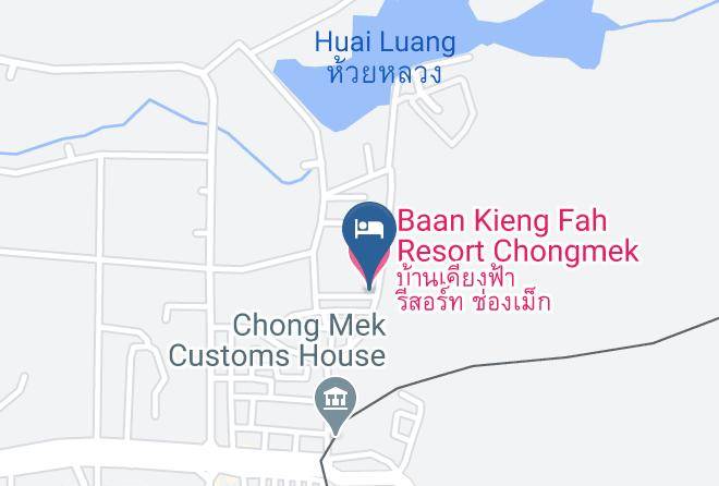Amphoe Sirindhorn - Baan Kiang Fah Resort Maps
