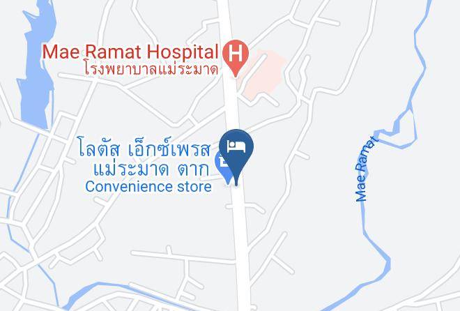Amphoe Mae Ramat - Baan Kiangtawan Resort Maps