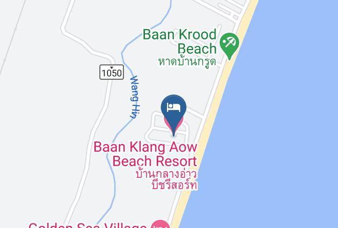Amphoe Bang Saphan - Baan Klang Aow Beach Resort Maps