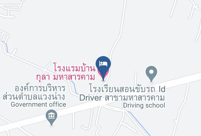 Mueang Maha Sarakham District - Baan Kula Mahasarakham Hotel Maps